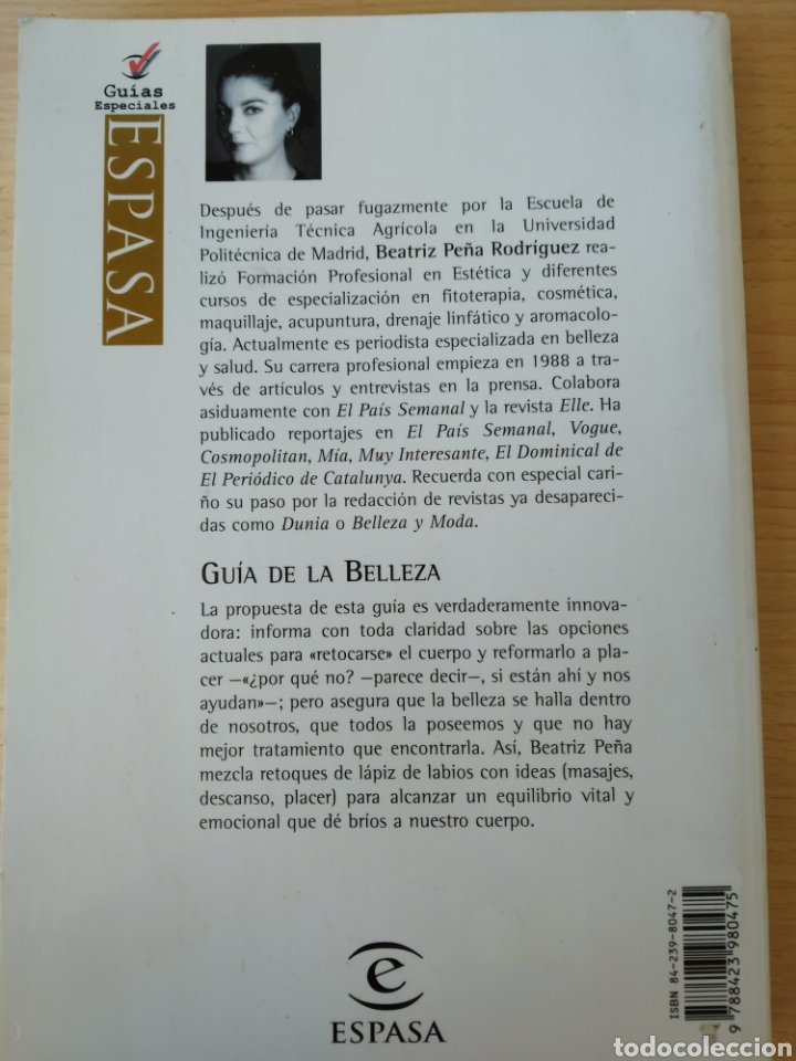 Libros: Gu&iacute;a de la Belleza. Beatriz Pe&ntilde;a Rodr&iacute;guez. Nuevo - Foto 2