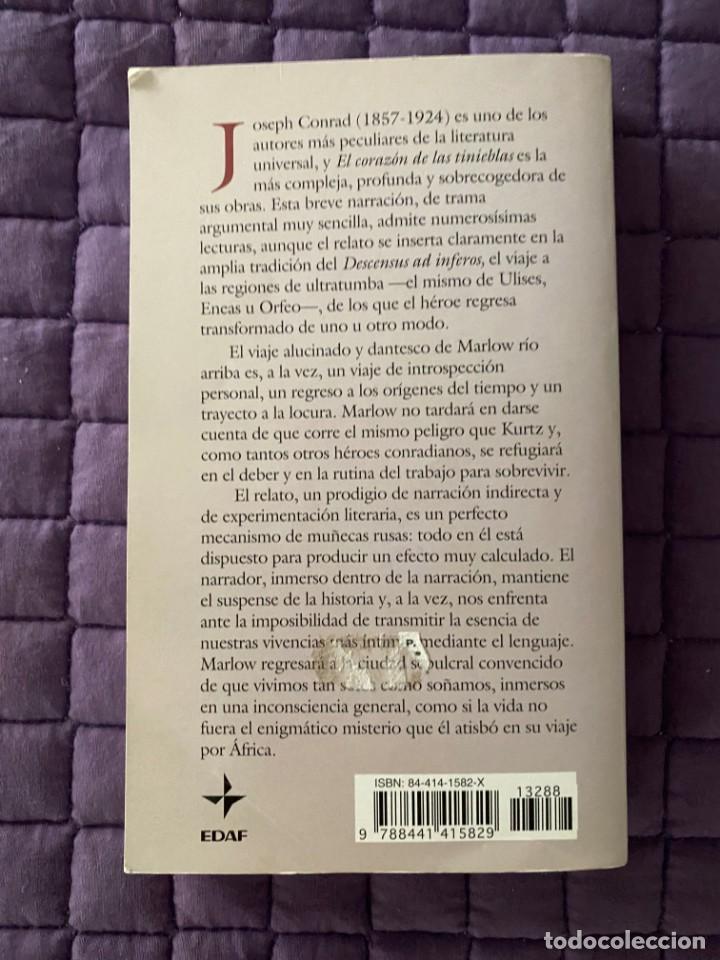 Libros: EL CORAZON DE LAS TINIEBLAS JOSEPH CONRAD - Foto 4