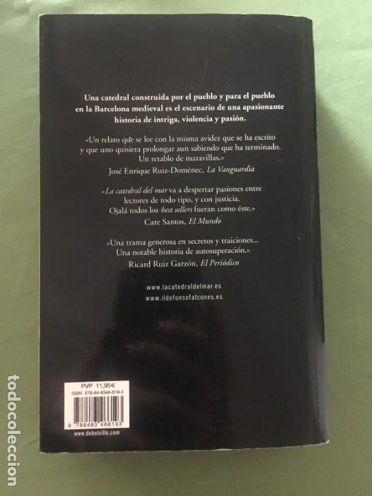 Libros: LA CATEDRAL DEL MAR pot Ildefonso Falcones - Foto 4