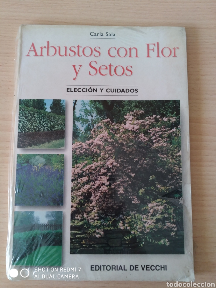 Libros: Arbustos con flor y setos. Elecci&oacute;n y cuidados. Nuevo - Foto 1