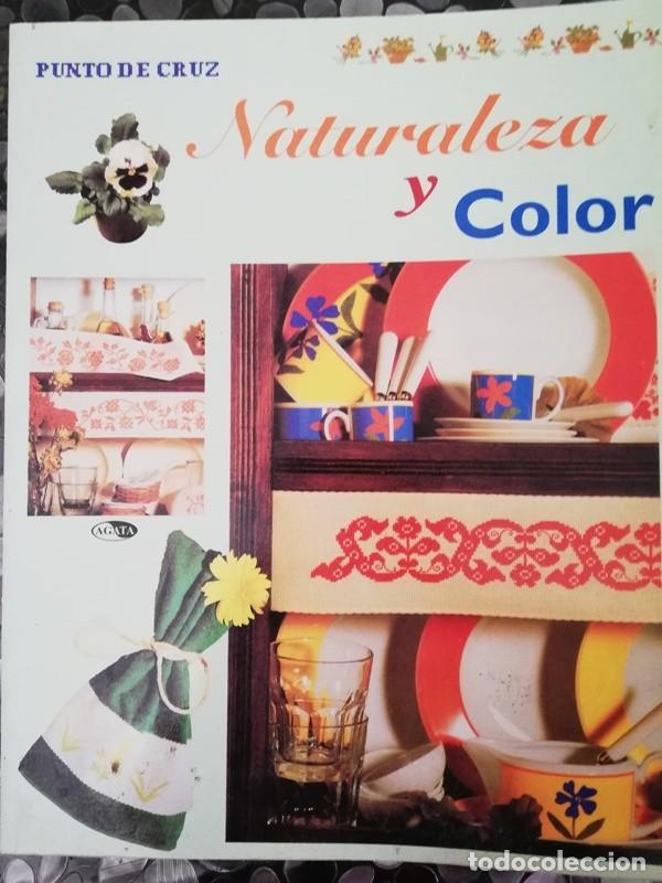 Livres: NATURALEZA Y COLOR punto de cruz NUEVO