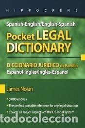 B&uuml;cher: Spanish-English/English-Spanish Pocket Legal Dictionary/Diccionario Juridico de Bolsillo
