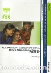 Libros: PIECE. Programa de inteligencia emocional para la convivencia escolar IV - Vall&eacute;s Ar&aacute;ndiga, Antonio