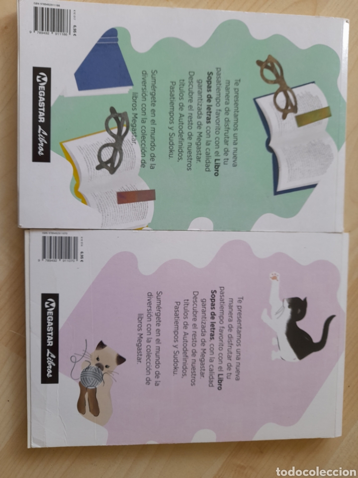 Libros: Sopas de letras. Lote de 2 libros - Foto 2