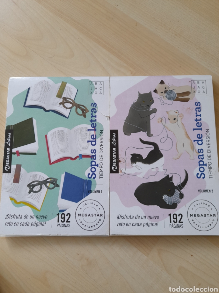 Libros: Sopas de letras. Lote de 2 libros - Foto 1