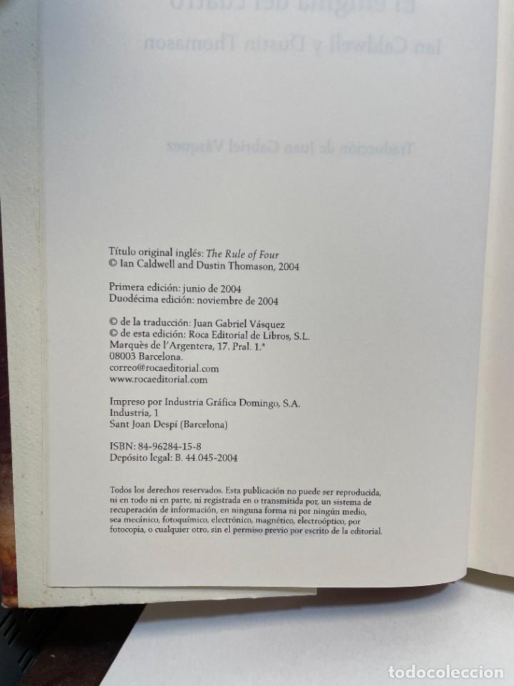 Libros: EL ENIGMA DEL CUATRO - Foto 3