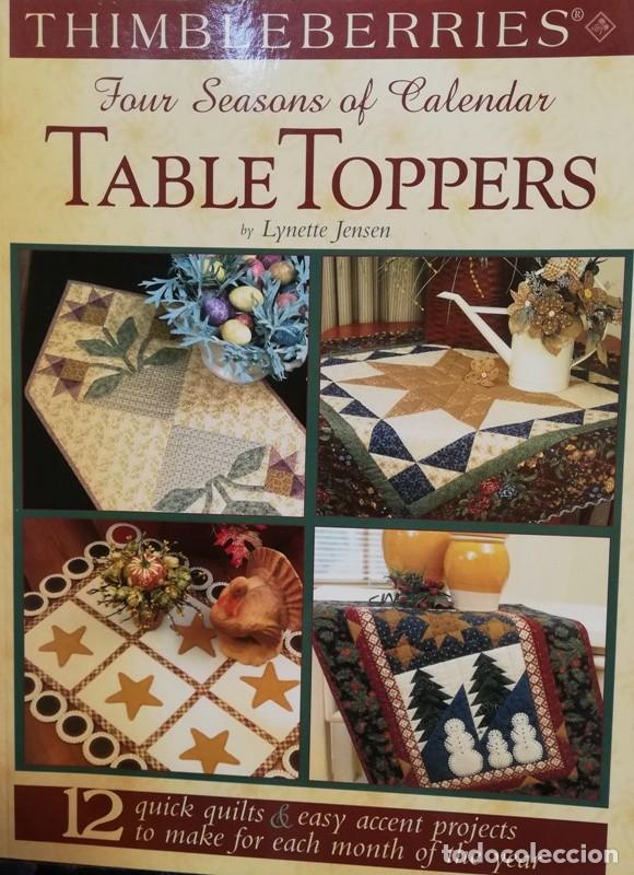 Libros: TABLE TOPPERS 12 EASY QUILT PROJECTS PATCHWORK paperback - Foto 1