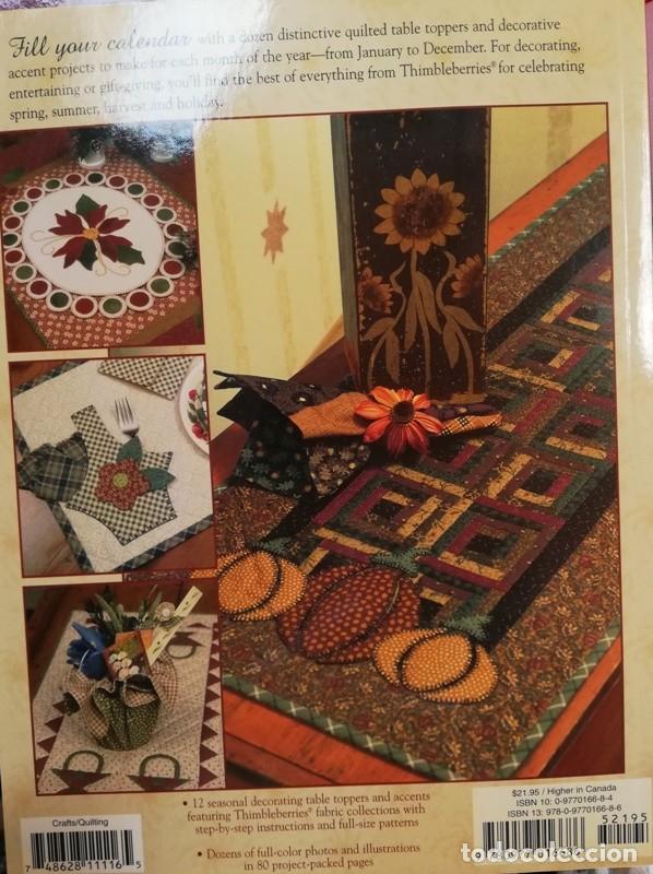 Libros: TABLE TOPPERS 12 EASY QUILT PROJECTS PATCHWORK paperback - Foto 2