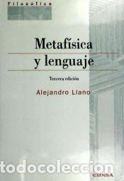Libros: METAFISICA Y LENGUAJE 3&brvbar;ED - LLANO,ALEJANDRO - Foto 1