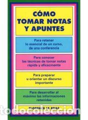 Libros: C&Oacute;MO TOMAR NOTAS Y APUNTES - Florence le Bras - Foto 1