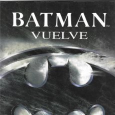 Libros: BATMAN VUELVE,LIBRO OFICIAL DE LA PELICULA 1992. Lote 385485314
