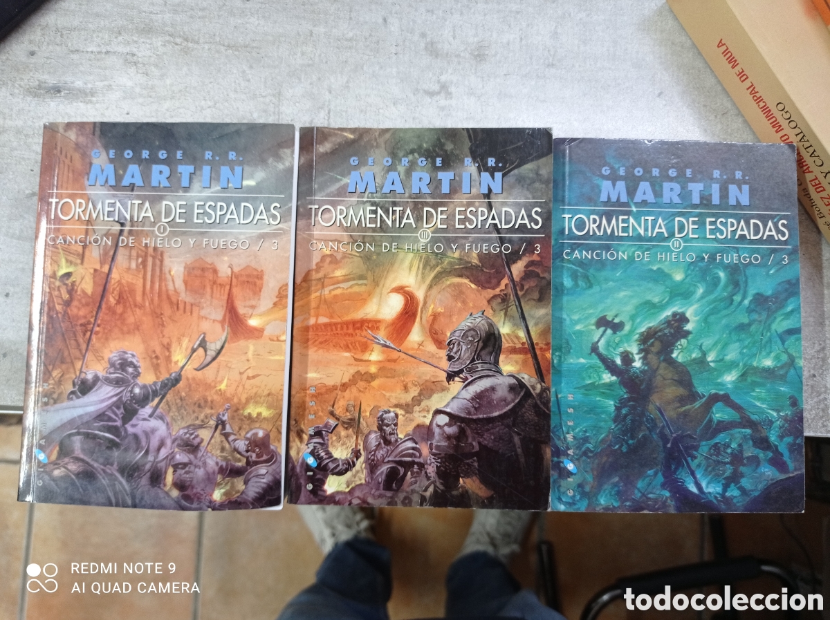 Libros: Tormenta de espadas 1,2 y 3. George r.r. martin - Foto 1