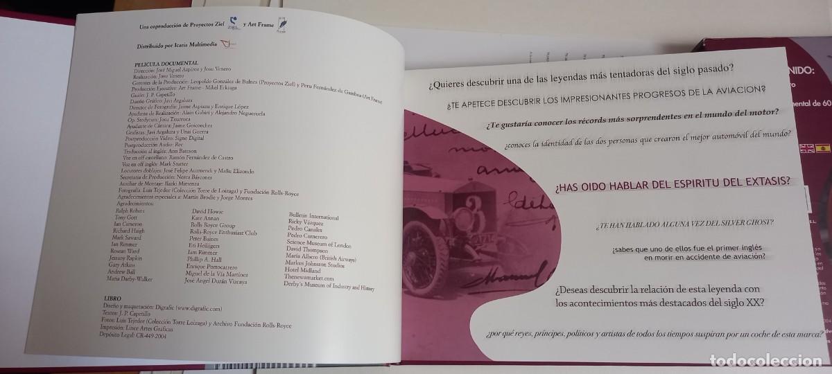 Libros: ROLLS ROYCE El esp&iacute;ritu del &eacute;xtasis Edici&oacute;n centenario libro + DVD 60 min. - Foto 8