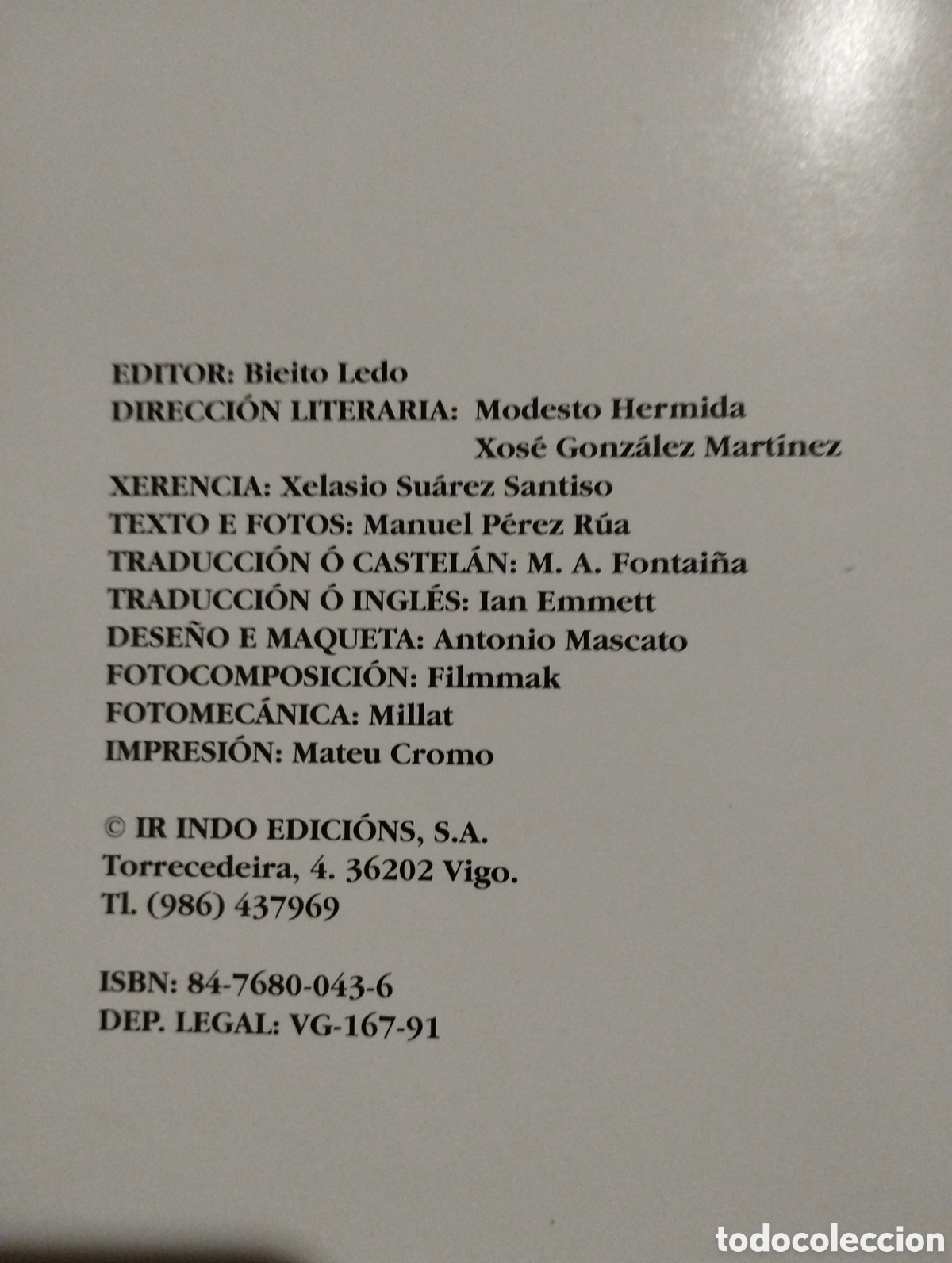 Libros: Moa&ntilde;a a&ntilde;o 1991 y 131 p&aacute;ginas - Foto 2