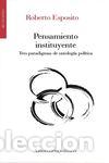 Libros: PENSAMIENTO INSTITUYENTE - ESPOSITO, ROBERTO - Foto 1