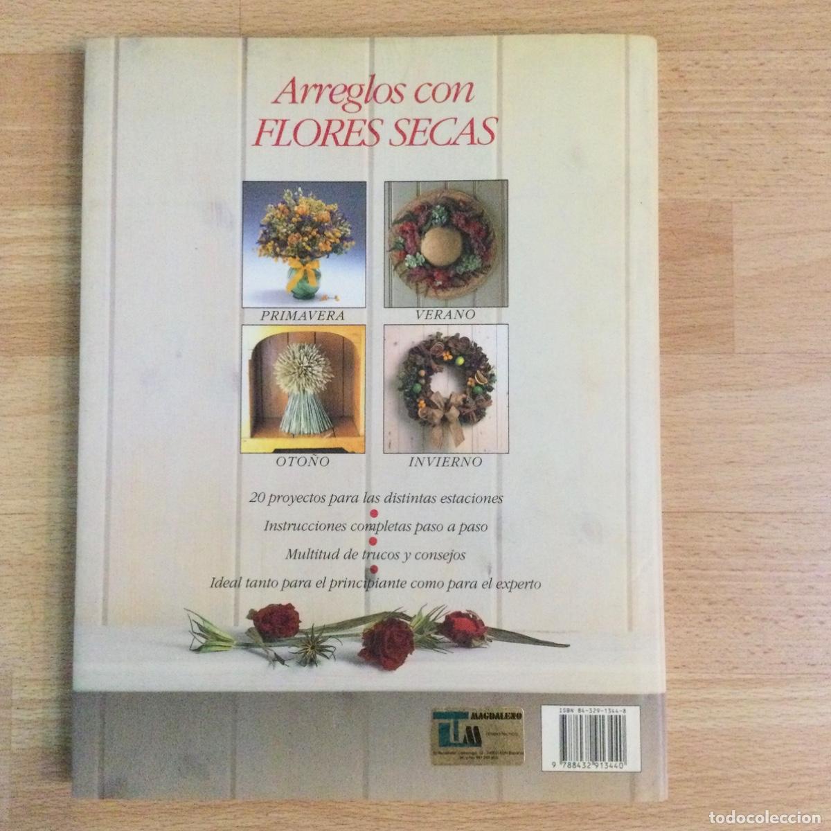 Libros: ARREGLOS CON FLORES SECAS. J. Raworth. C&uacute;pula. NUEVO - Foto 2