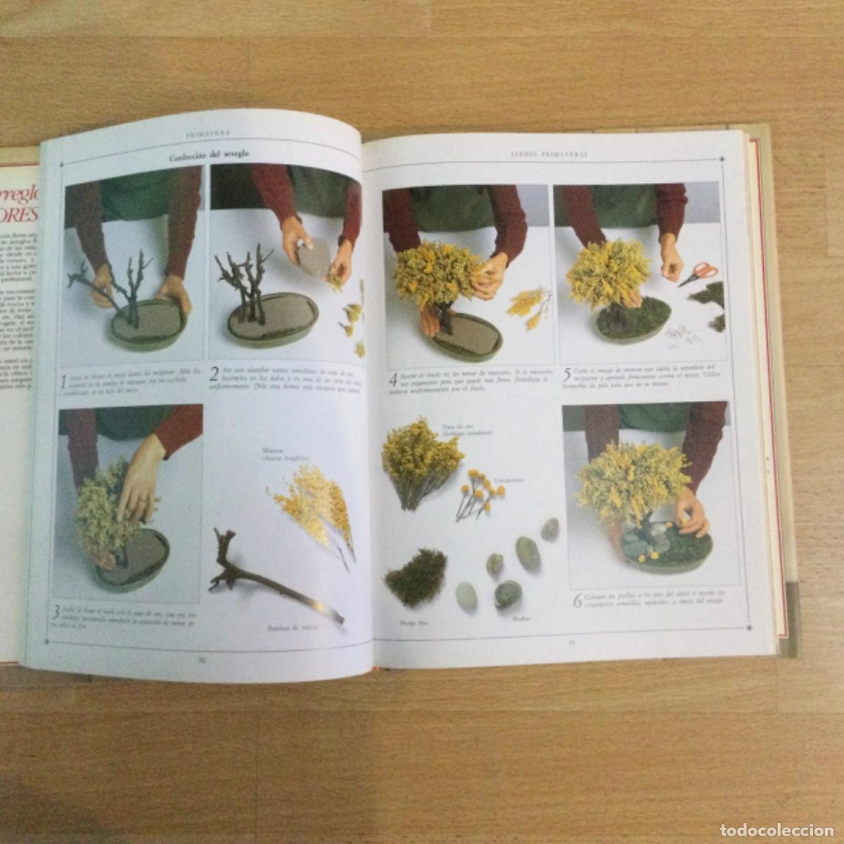 Libros: ARREGLOS CON FLORES SECAS. J. Raworth. C&uacute;pula. NUEVO - Foto 3
