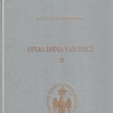 Libros: OPERA OMNIA VASCONICE - BONAPARTE, LOUIS LUCIEN, PRINCE DE FRANCE
