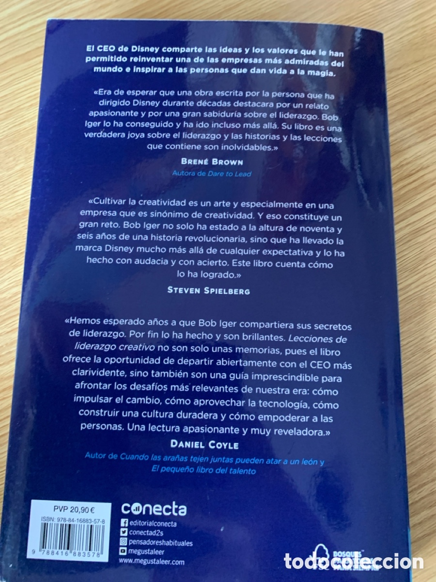 Libros: Lecciones de liderazgo creativo - Iger, Robert A. - Foto 2