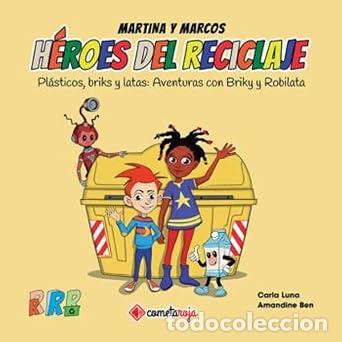 Libros: HEROES DEL RECICLAJE ( PLASTICO, BRICKS Y LATAS) - Foto 1
