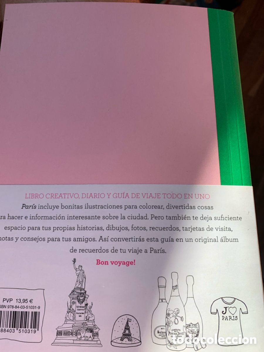 Libros: PARIS. CUADERNO DE VIAJE - Foto 2
