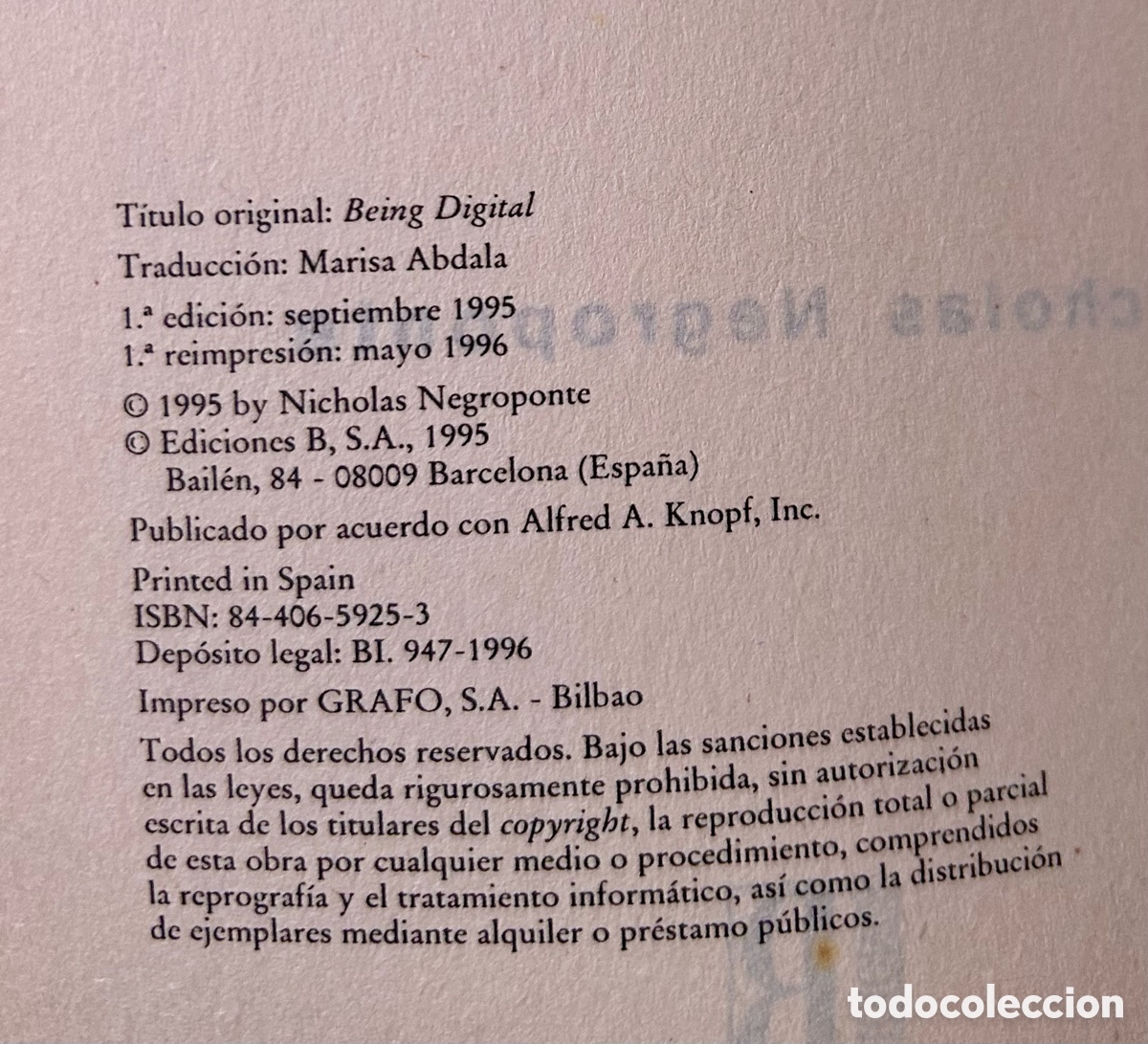 Libros: EL MUNDO DIGITAL-ediciones B-1996 - Foto 3