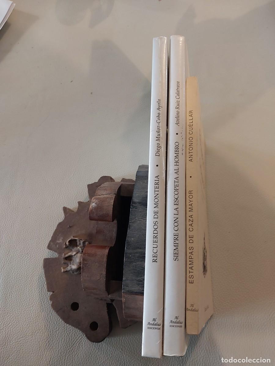 Libros: ESTAMPAS DE CAZA MAYOR LOTE DE TRES LIBROS CON SOLERA MONTERA - Foto 3