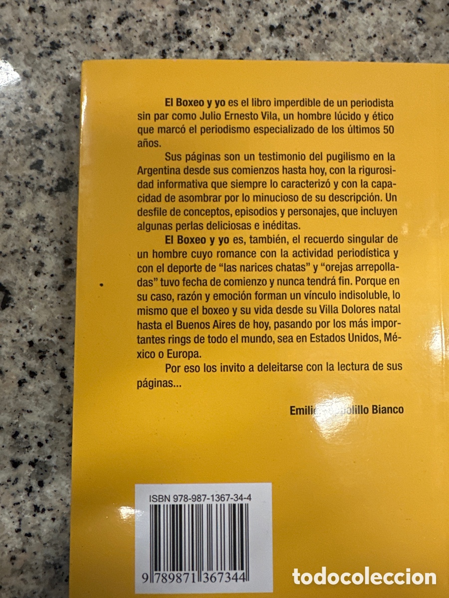 Libros: El boxeo y yo julio ernesto vila - Foto 2