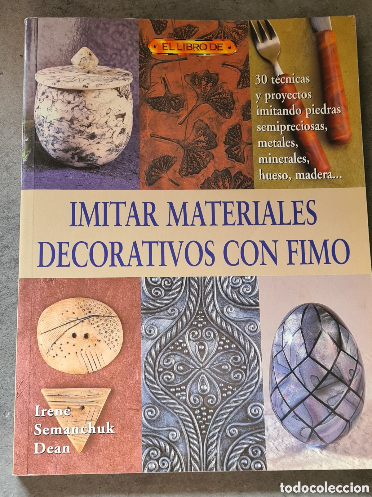 Libros: Imitar materiales decorativos con fimo - Foto 1