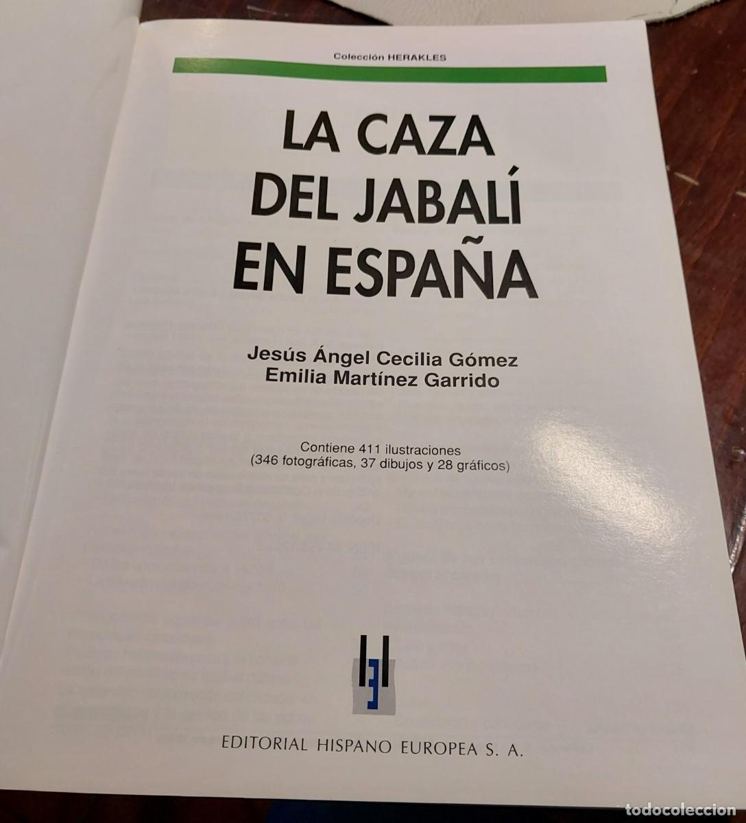 Libros: LA CAZA DEL JABAL&Iacute; EN ESPA&Ntilde;A - Foto 3