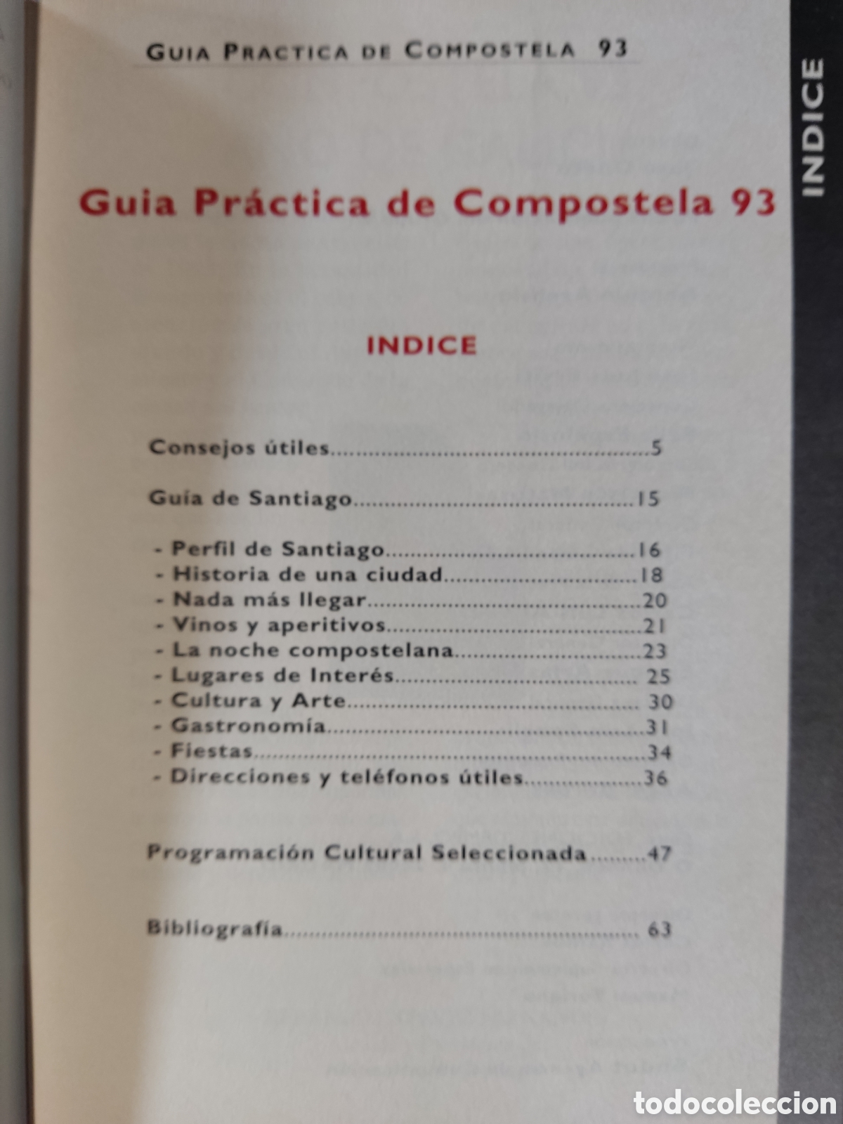 Libros: Gu&iacute;a pr&aacute;ctica Santiago a&ntilde;o 1993 - Foto 2