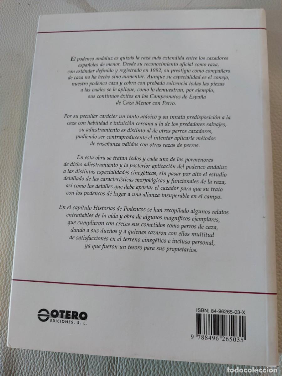 Libros: EL PODENCO ANDALUZ EN LA CAZA MENOR - Foto 2