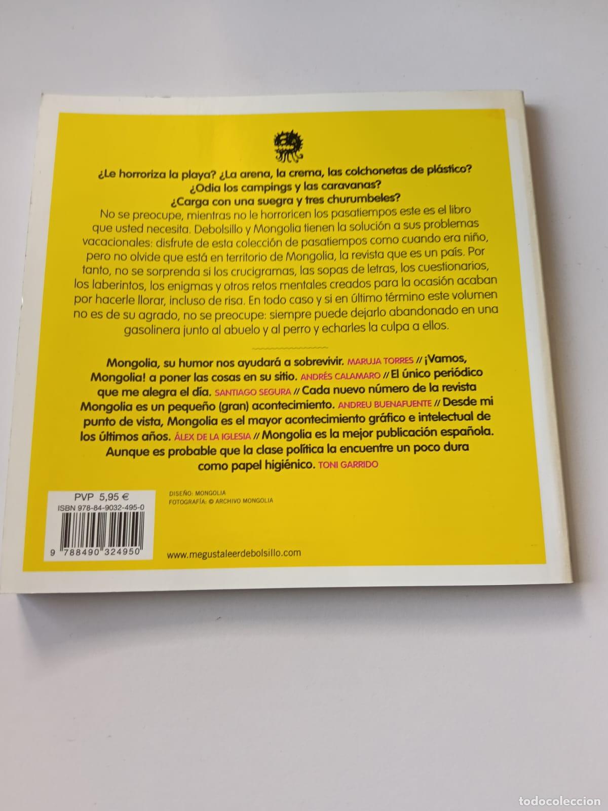 Libros: LIBRO PASATIEMPOS MONGOLIA (2013) - DEBOLSILLO - Foto 2