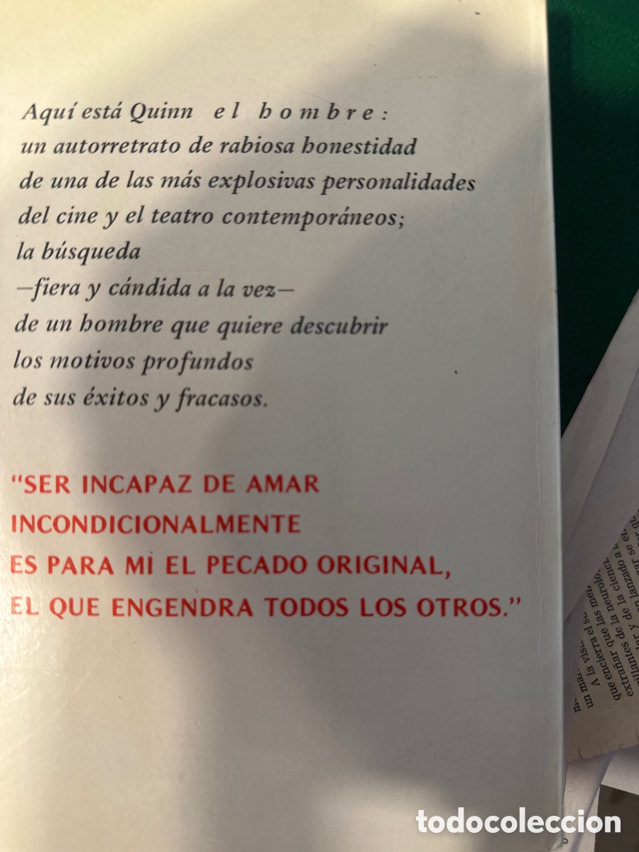 Libros: ANTHONY QUINN, EL PECADO ORIginal - Foto 2
