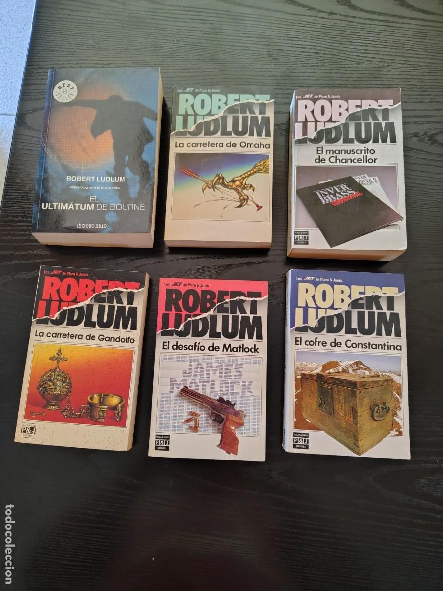 Libros: Libros. Robert Ludlum. 6 unidades. - Foto 1