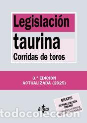 Libros: Legislaci&oacute;n taurina - Editorial Tecnos - Foto 1