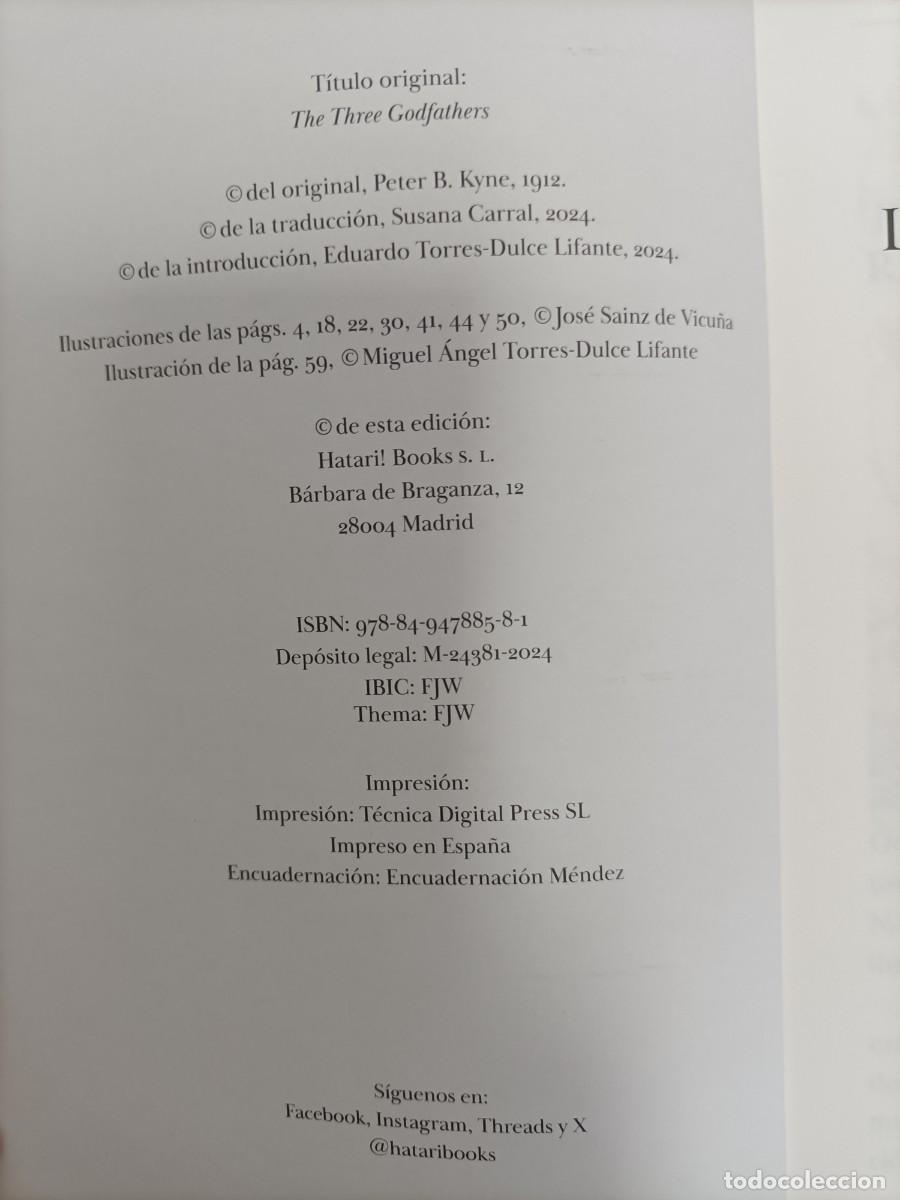 Libros: Libro LOS TRES PADRINOS de Peter B. Kyne. Nuevo - Foto 3