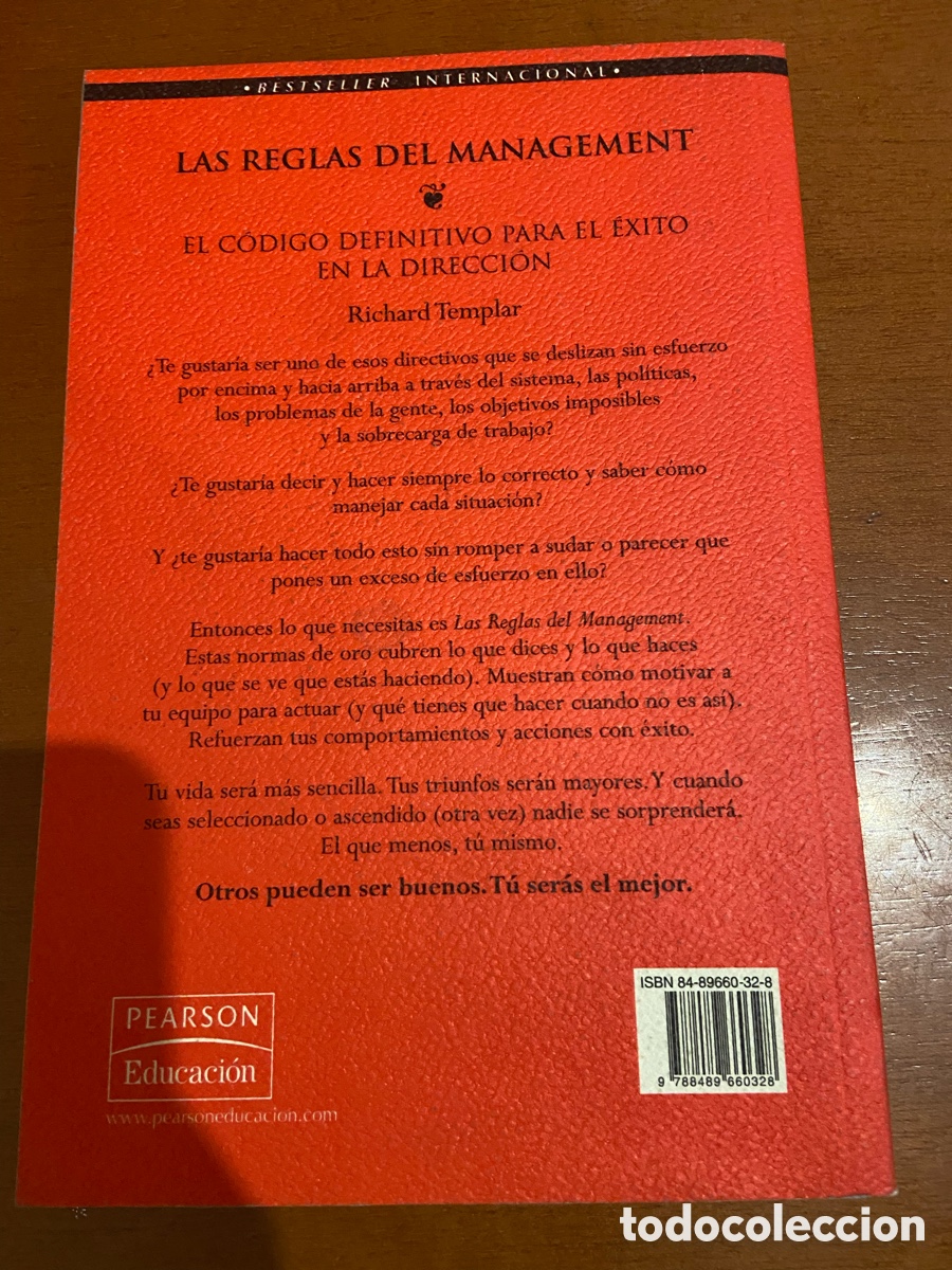 Libros: Libro Las Reglas del Management de Richard Templar. - Foto 6