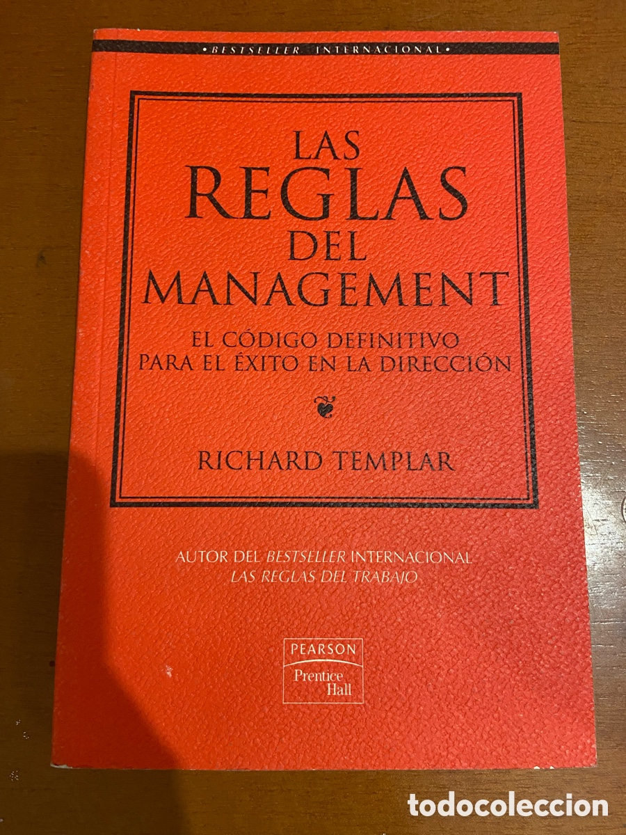 Libros: Libro Las Reglas del Management de Richard Templar. - Foto 1