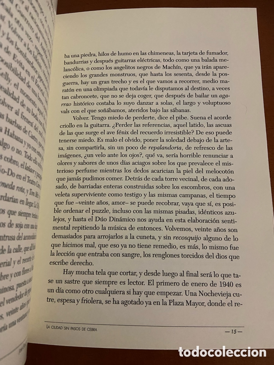 Libros: Libro La ciudad sin pasos de cebra de Jos&eacute; S&aacute;nchez de la Rosa. - Foto 3