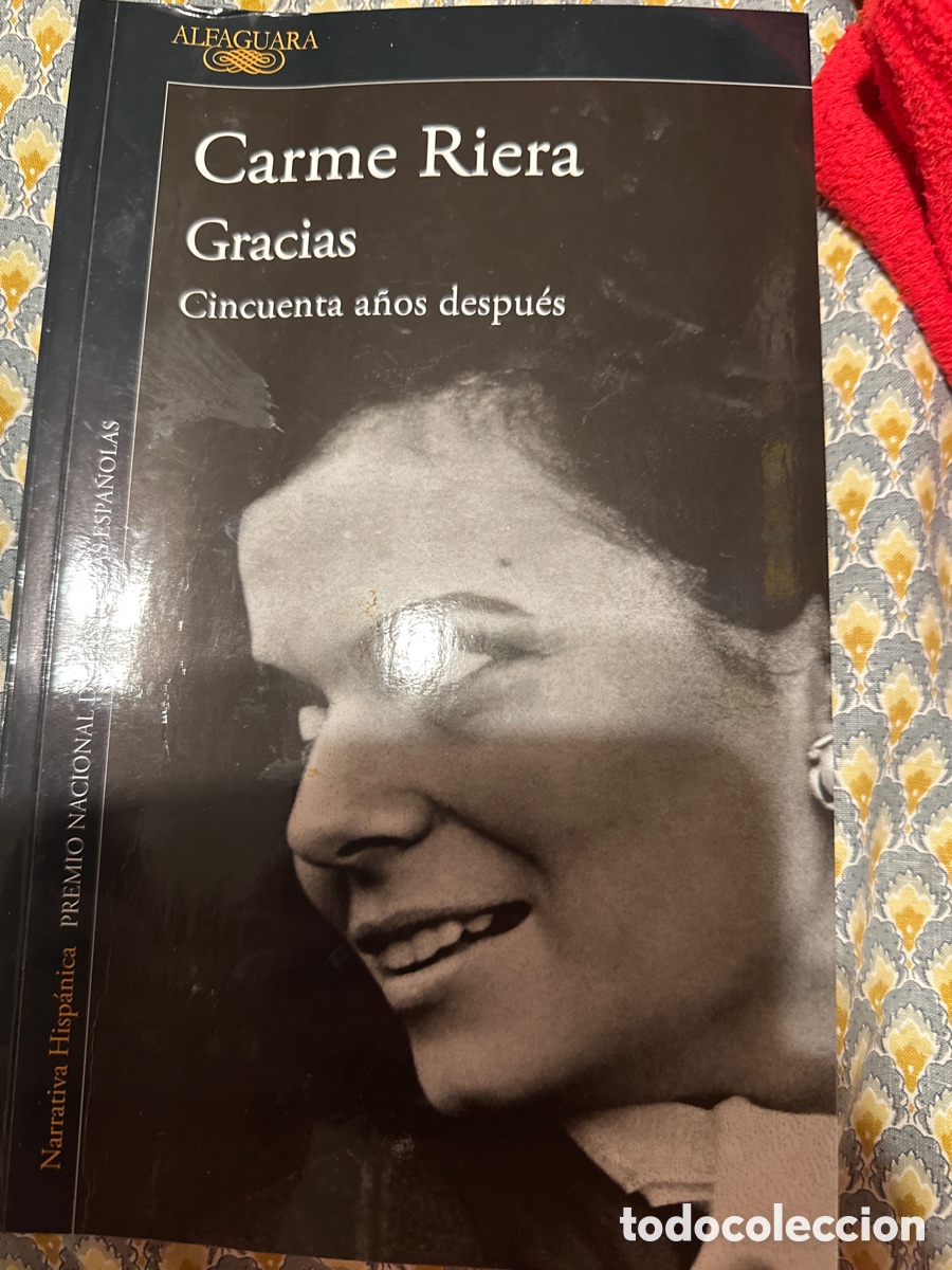 Libros: Carme riera gracias novela - Foto 1