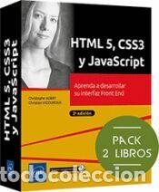 Libros: PACK RECURSOS INFORMATICOS HTML5 CSS3 Y JAVASCRIPT - CHRISTOPHE AUBRY/CHRISTIAN VIGOUROUX - Foto 1