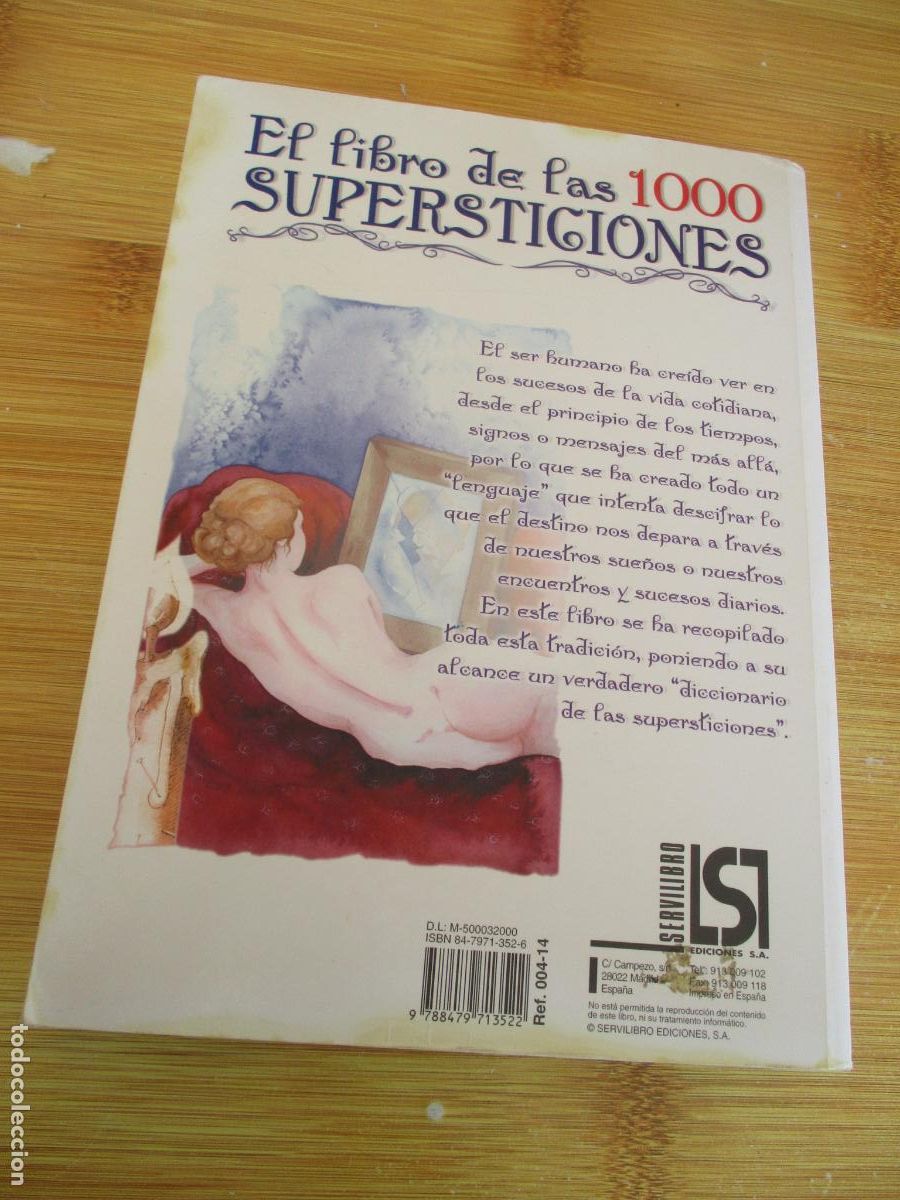 Libros: EL LIBRO DE LAS 1000 SUPERSTICIONES- SERVILIBRO- - Foto 6