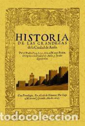Libros: Historia de las grandezas de la ciudad de &Aacute;vila - PADRE FRAY LUIS