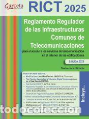 Libros: REGLAMENTO REGULADOR DE LAS INFRAESTRUCTURAS COMUNES DE TELECOMUNICACIONES - VV. AA.