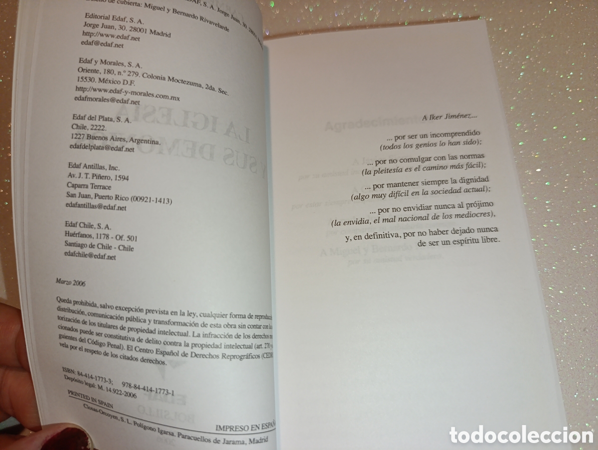 Libros: La Iglesia y sus Demonios. Carmen Porter - Foto 7
