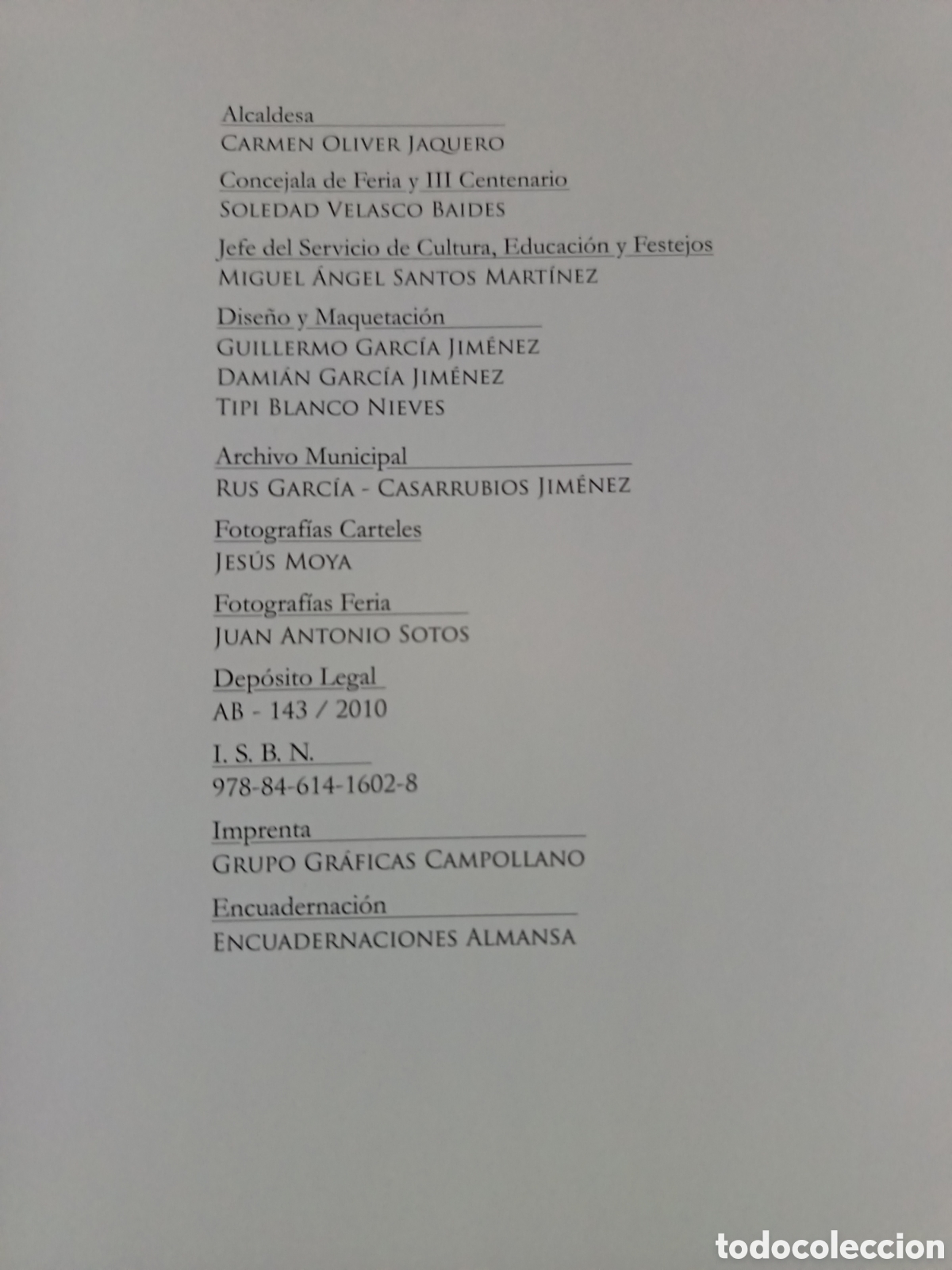 Libros: CARTELES DE NUESTRA FERIA ALBACETE - Foto 2