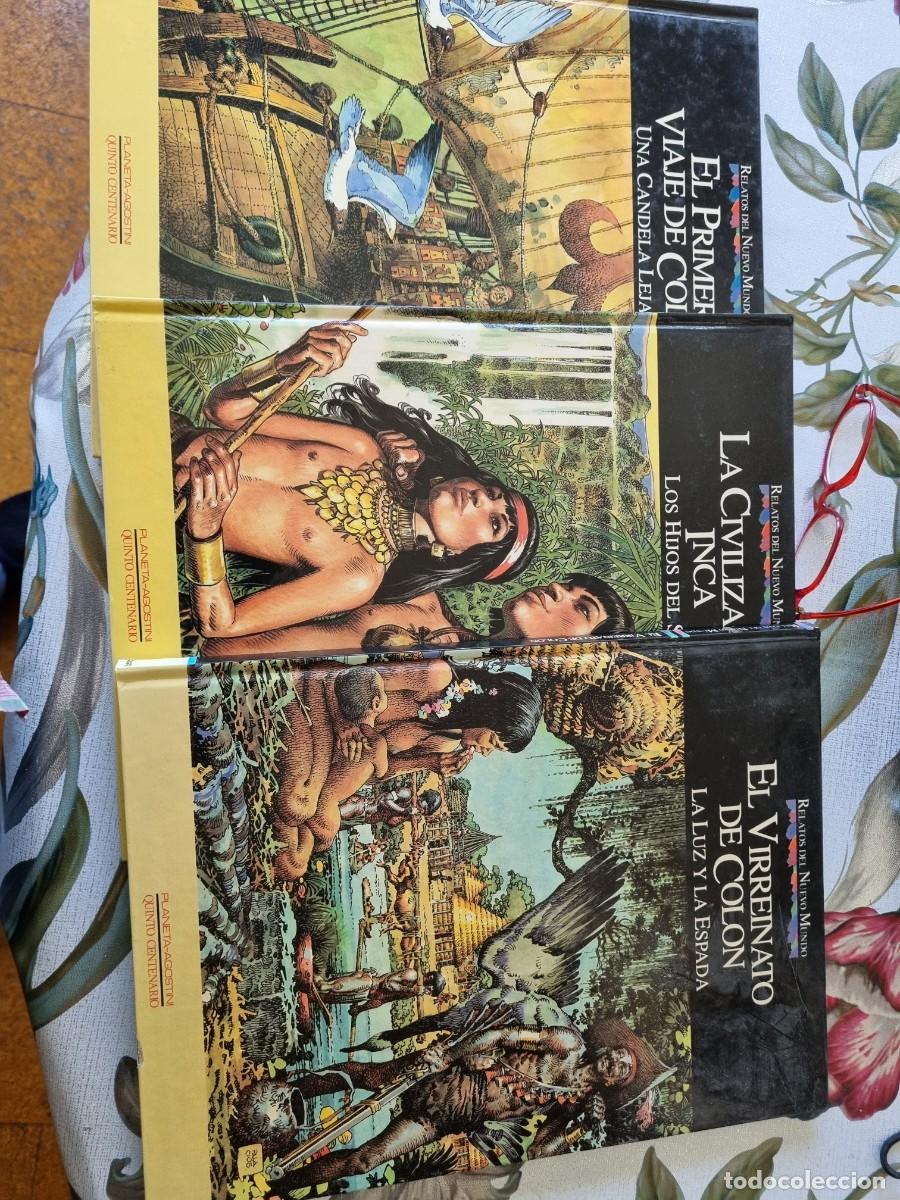 Libros: Tres volumenes de los Relatos del nuevo mundo