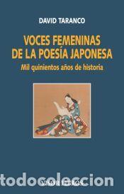 Libros: Voces femeninas de la poes&iacute;a japonesa - Taranco, David