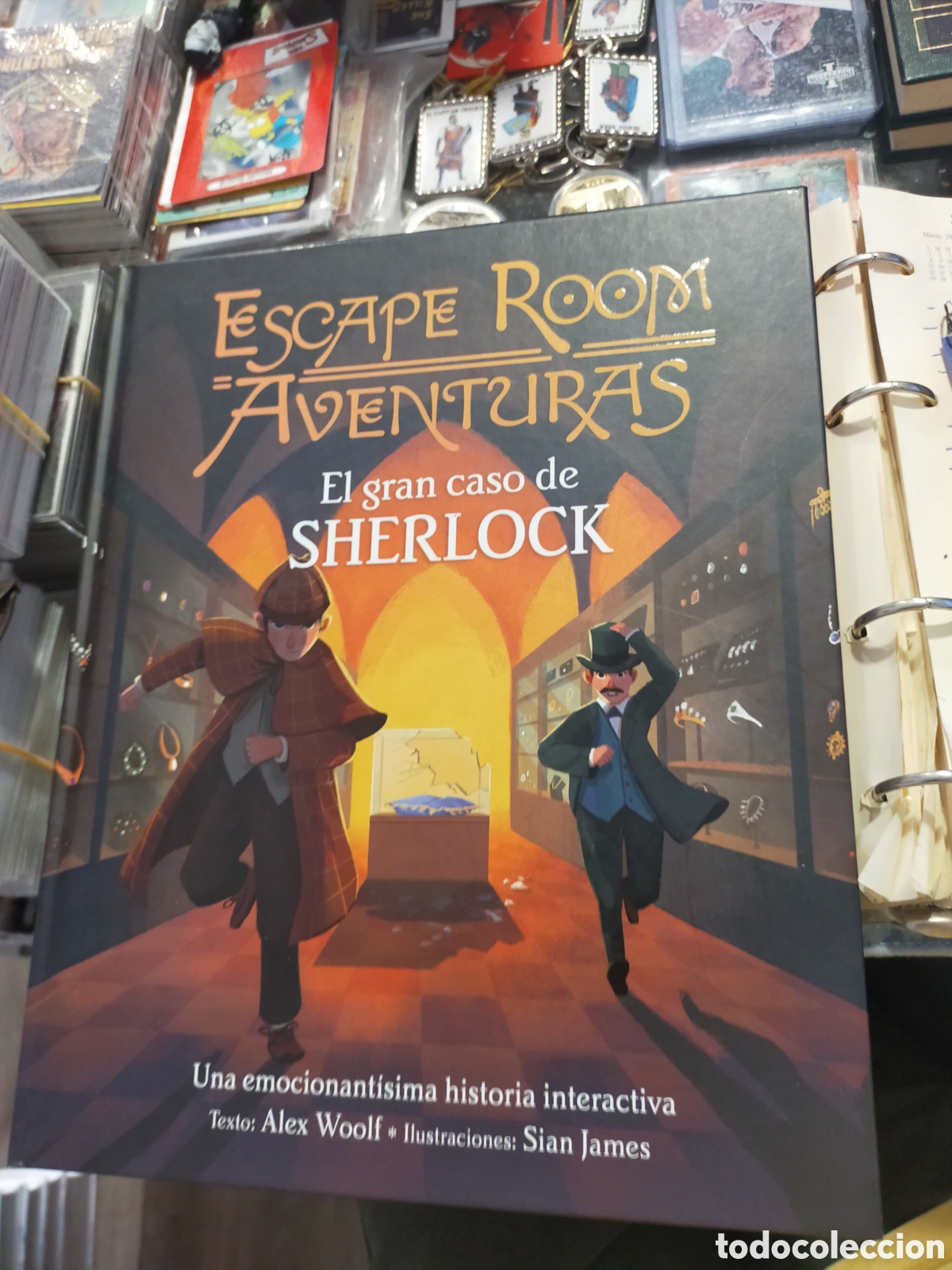 Libros: ESCAPE ROOM AVENTURAS EL GRAN CASO DE SHERLOCK TAPA DURA GRAN FORMATO